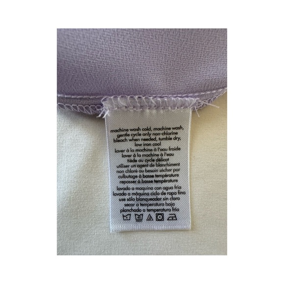 NWT weworewhat lavender satin mini slip skirt size small night out flirty - Picture 5 of 7